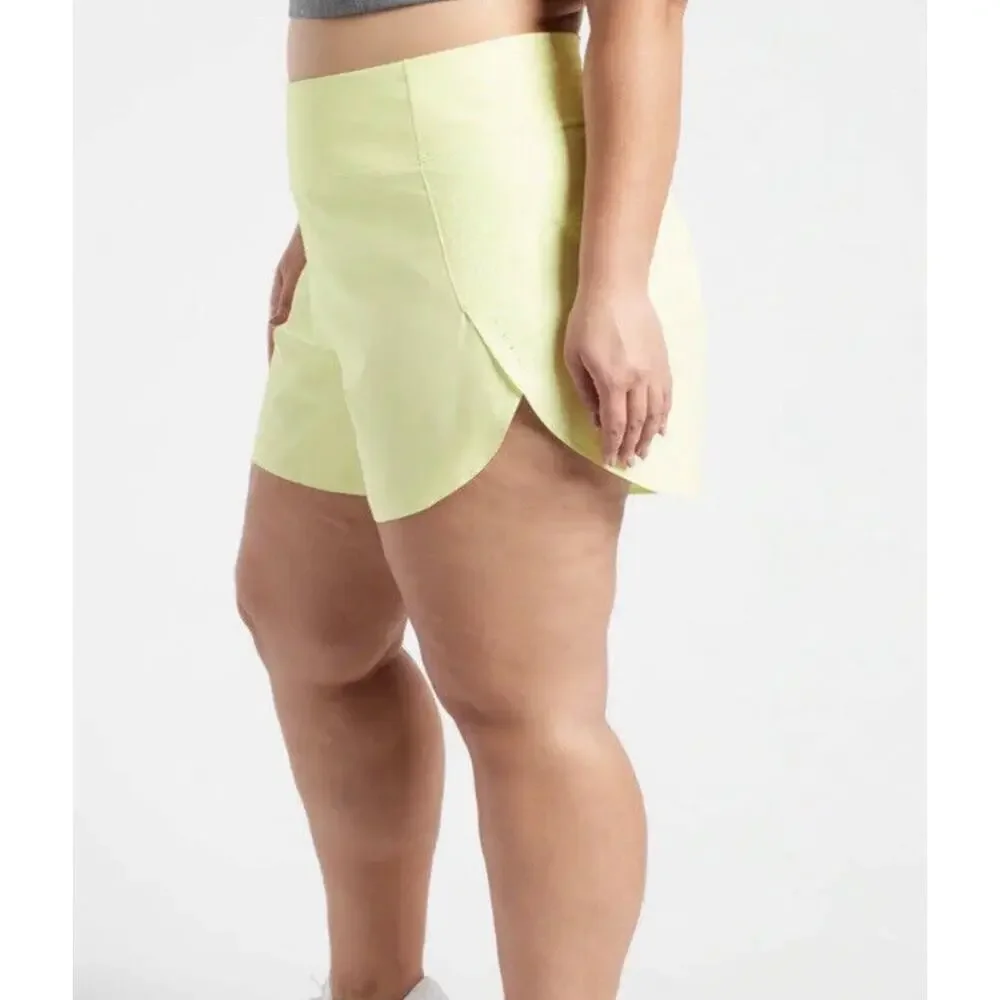 ATHLETA NWT Run With It 4.5" Short Size 3X Tequila Green Running Shorts Active - Picture 7 of 7